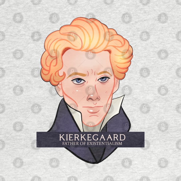 Kierkegaard, Father of Existentialism by eseryesimdraws